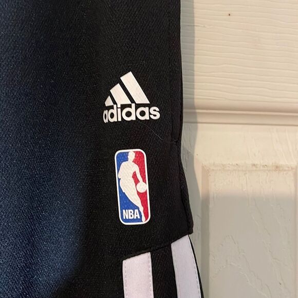 Adidas NBA Brooklyn Nets Track Pants Boys Large - Picture 3 of 16